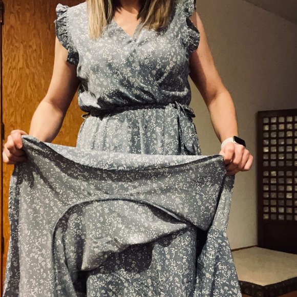 Floral dress - twig blue - Picture 7 of 11